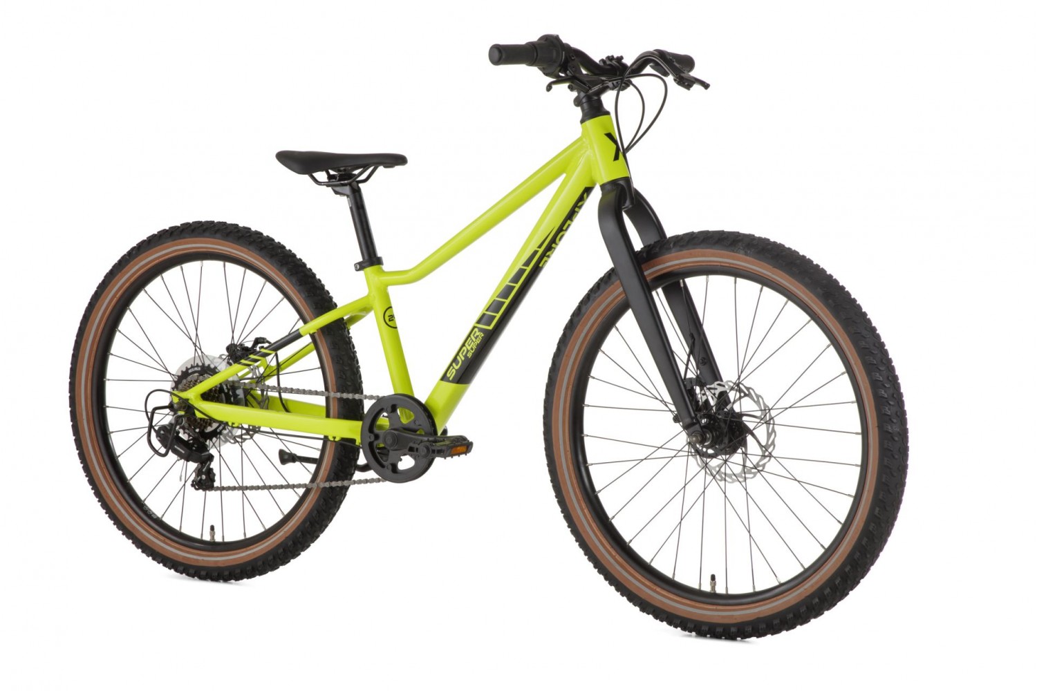 SuperSuper Xplore VTT Enfant 24 pouces Jaune/Vert