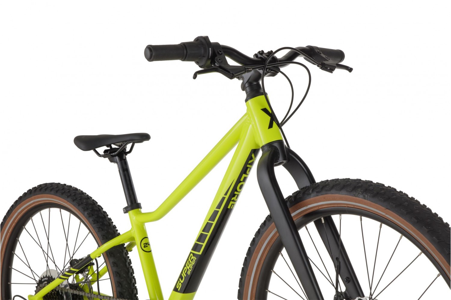 SuperSuper Xplore VTT Enfant 24 pouces Jaune/Vert