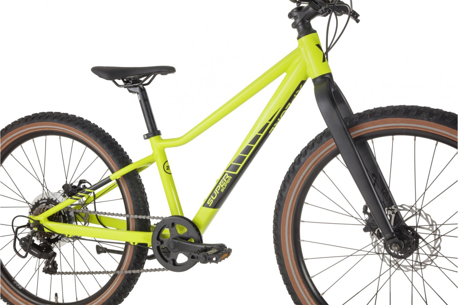 SuperSuper Xplore VTT Enfant 24 pouces Jaune/Vert