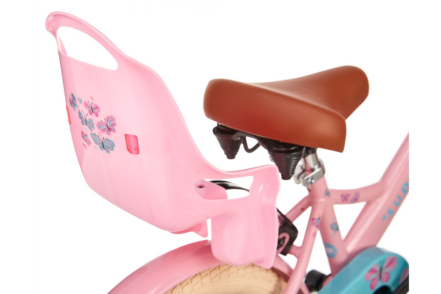 Vélo Enfant Supersuper Little Miss 16 Pouces Filles Rose