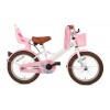 Vélo Enfant Supersuper Little Miss 16 Pouces Filles Blanc