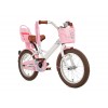 Vélo Enfant Supersuper Little Miss 16 Pouces Filles Blanc