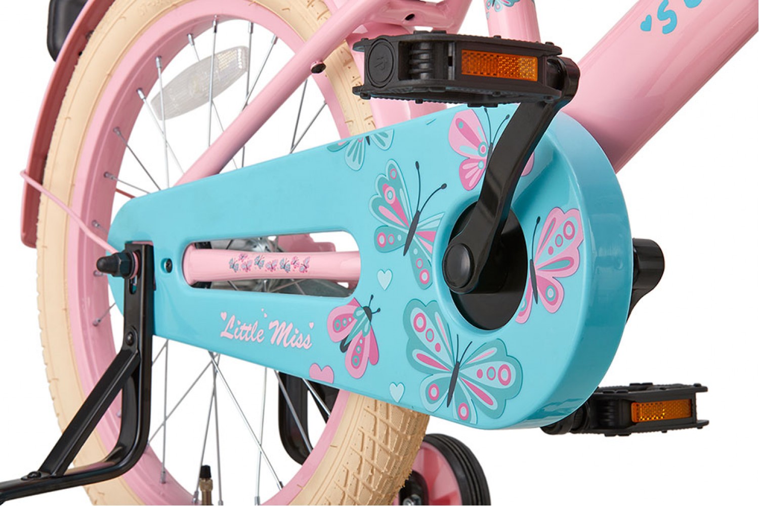 Vélo Enfant Supersuper Little Miss 18 Pouces Filles Rose