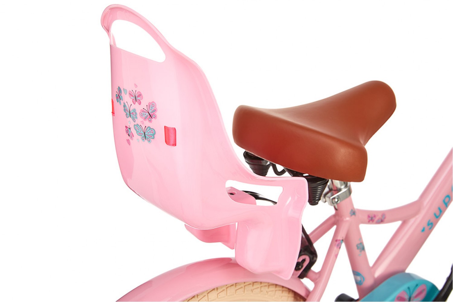 Vélo Enfant Supersuper Little Miss 18 Pouces Filles Rose