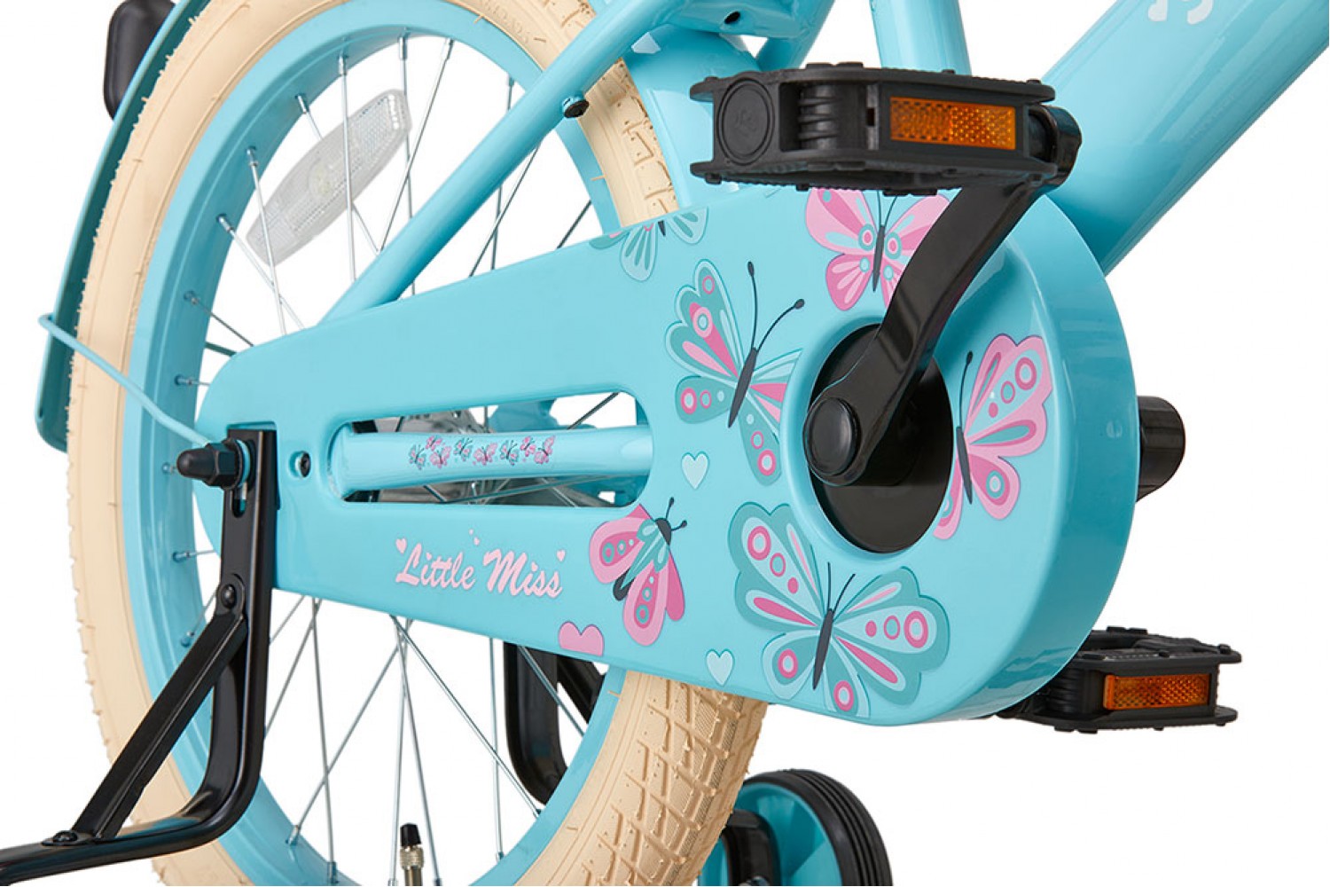 Vélo Enfant Supersuper Little Miss 18 Pouces Filles Turquoise