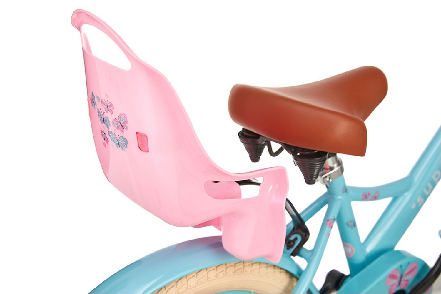 Vélo Enfant Supersuper Little Miss 18 Pouces Filles Turquoise