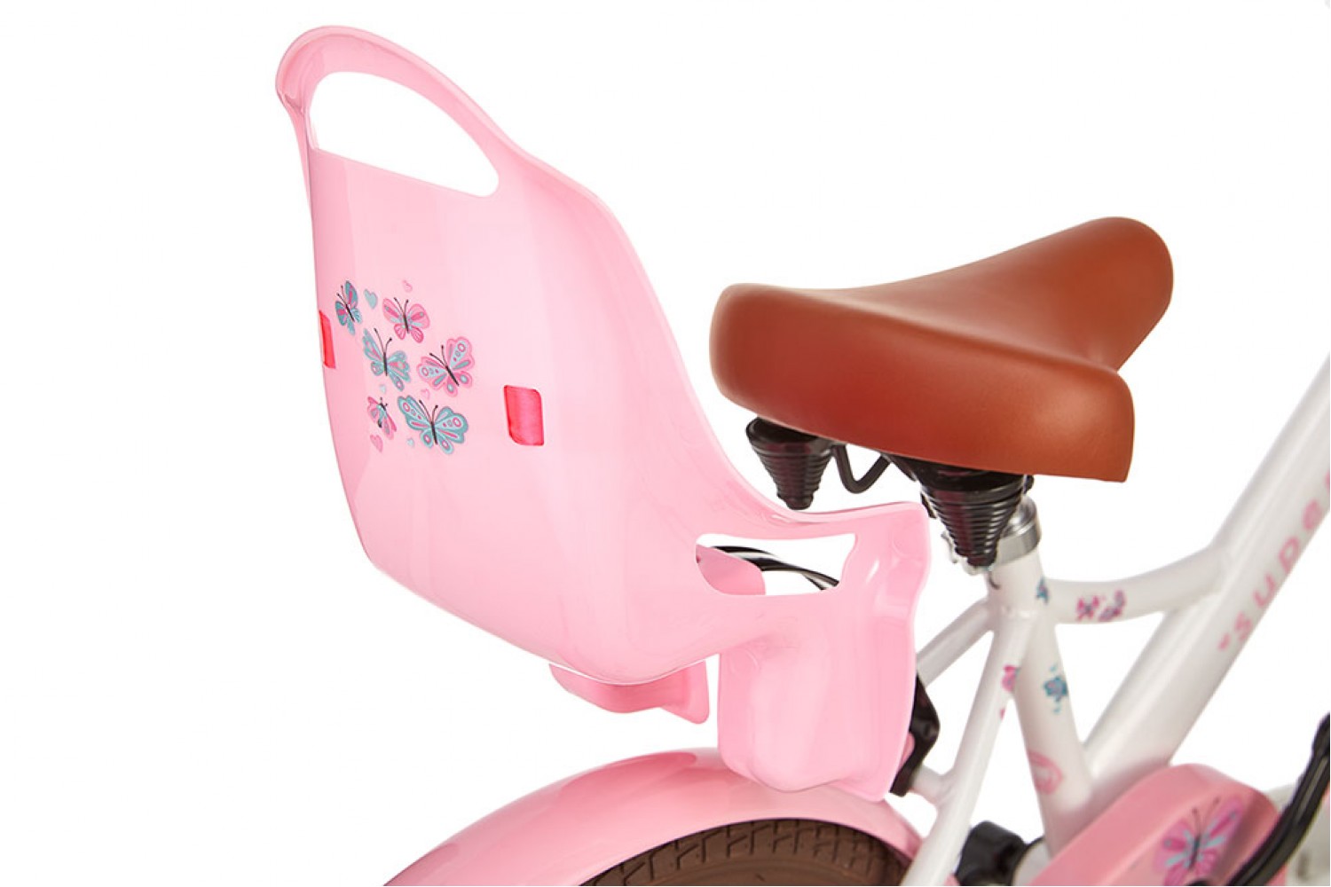 Vélo Enfant Supersuper Little Miss 18 Pouces Filles Blanc