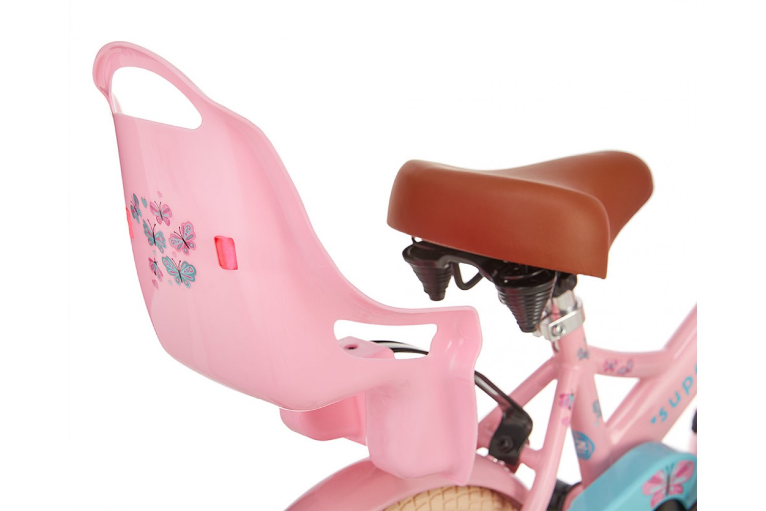 Vélo Enfant Supersuper Little Miss 12 Pouces Filles Rose