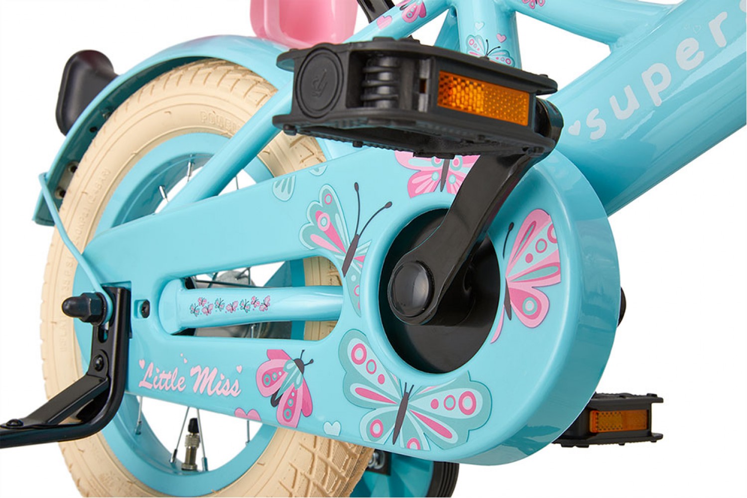 Vélo Enfant Supersuper Little Miss 12 Pouces Filles Turquoise