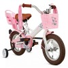 Vélo Enfant Supersuper Little Miss 12 Pouces Filles Blanc