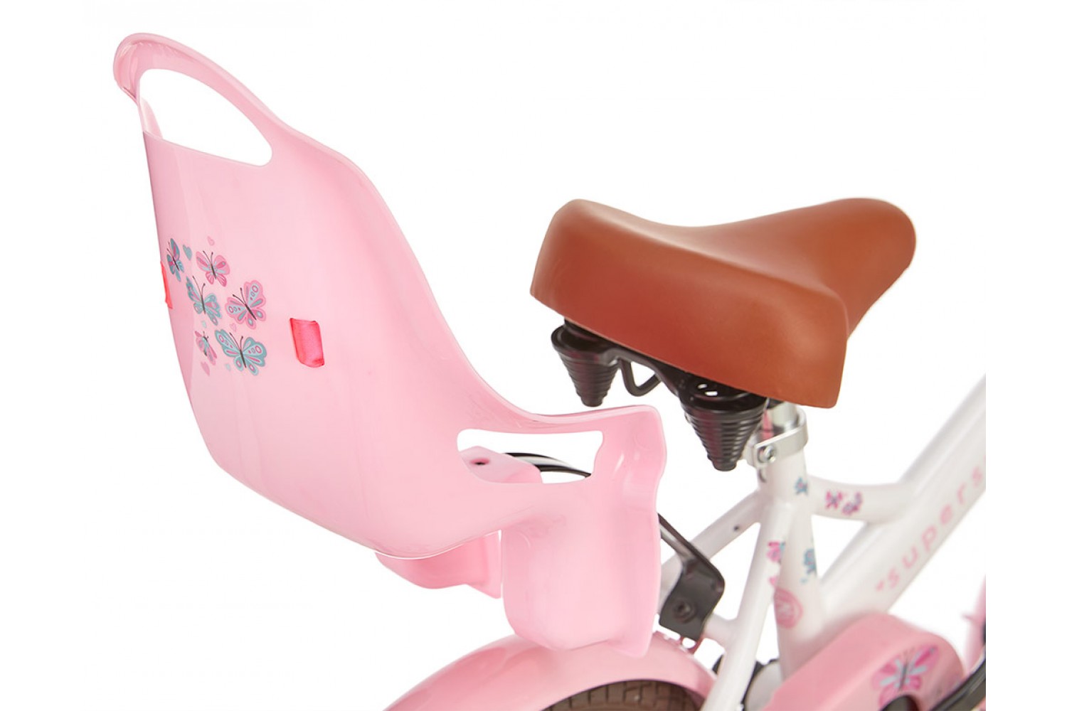 Vélo Enfant Supersuper Little Miss 12 Pouces Filles Blanc