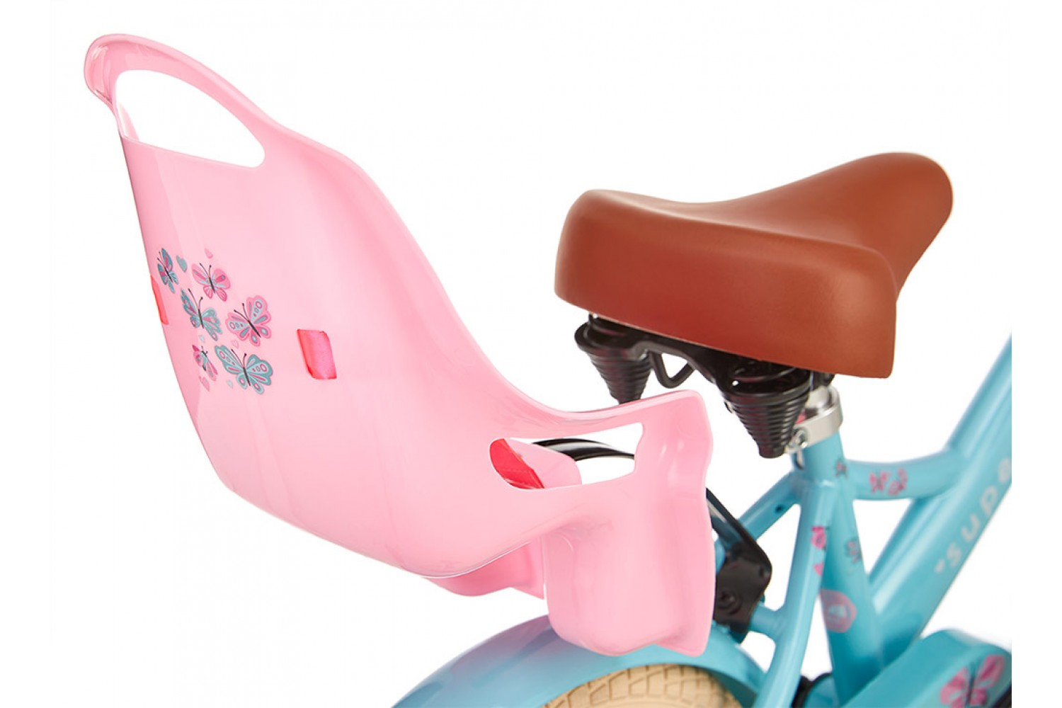 Vélo Enfant Supersuper Little Miss 14 Pouces Filles Turquoise