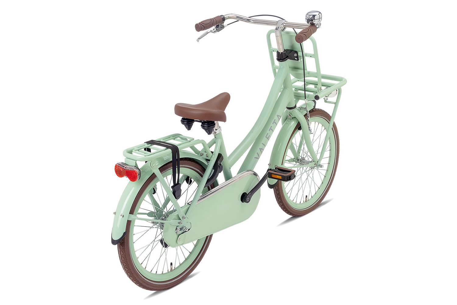 Vélo Hollandais Valetta Cargo 20 Pouces Filles Vert Pastel