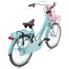 Vélo Hollandais Valetta Cargo 22 Pouces Filles Turquoise Rose