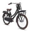 Vélo Hollandais Valetta Cargo N3 22 Pouces Filles Noir Mat