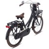 Vélo Hollandais Valetta Cargo N3 22 Pouces Filles Noir Mat