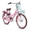 Vélo Hollandais Valetta Cargo N3 22 Pouces Filles Rose Menthe