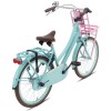 Vélo Hollandais Valetta Cargo N3 22 Pouces Filles Turquoise Rose